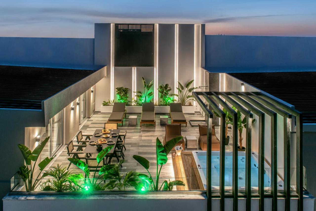Maison Aqua Suite With Private Mini Pool Jacuzzi Hersonissos  Eksteriør billede