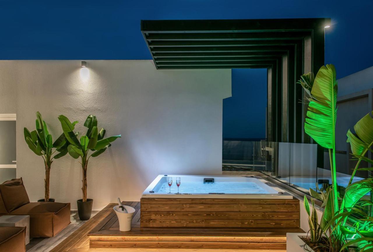 Maison Aqua Suite With Private Mini Pool Jacuzzi Hersonissos  Eksteriør billede