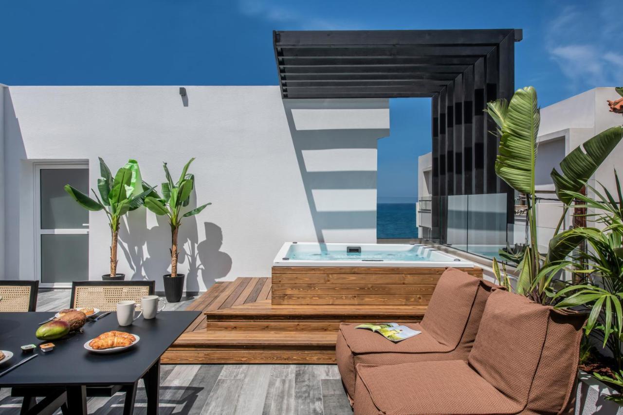 Maison Aqua Suite With Private Mini Pool Jacuzzi Hersonissos  Eksteriør billede